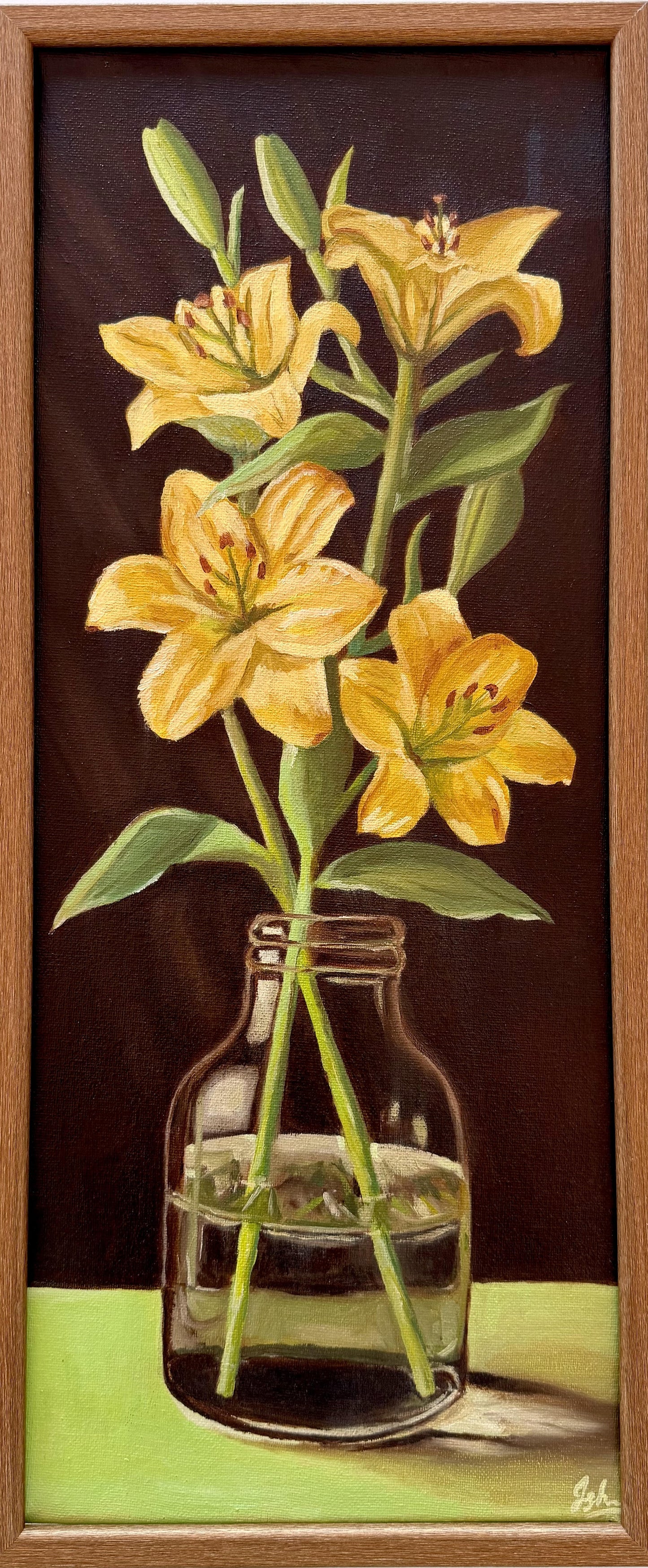 Original Art | Yellow Lilies in the Vase